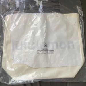 NWT Lululemon Double-Handle Canvas Tote Bag